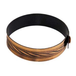 Vintage Genuine Copper Open Cuff Bracelet